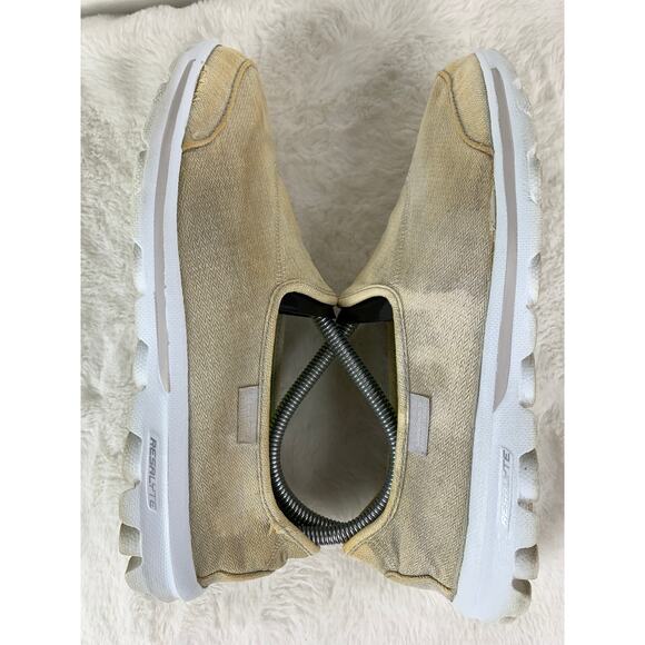 Skechers Rival Go Walk Women's Tan Slip-On Shoes Size 8.5 - Picture 5 of 8